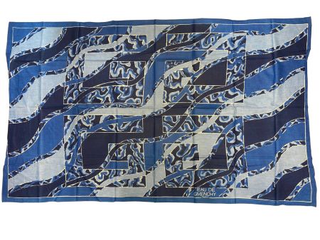 Foulard Eau de Givenchy ca. 175 x 106cm //i831