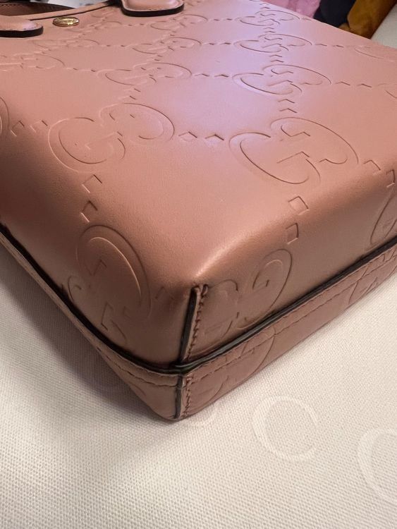 Gucci Borse da donna: Gucci Mini Tote Bag - Gilbert Calf GG / Rosa – Nuovo e nell'imballaggio originale da Oensingen venduto da TheBaggyClub 5
