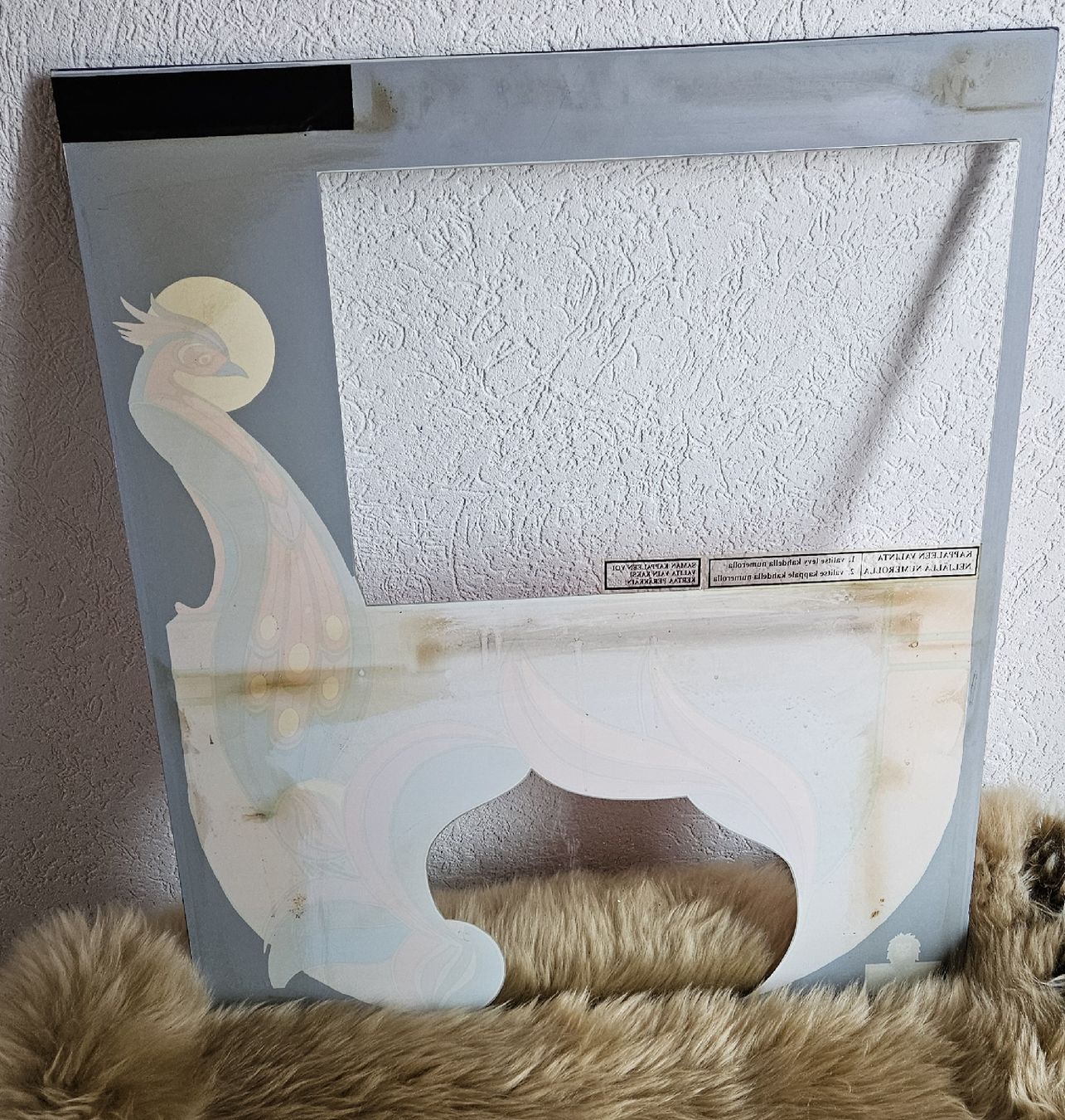 Musiktruhen: Firebird Jukebox Scheibe NSM, Glas, Original, Vintage! – Gebraucht aus Gibswil von Dapi 5