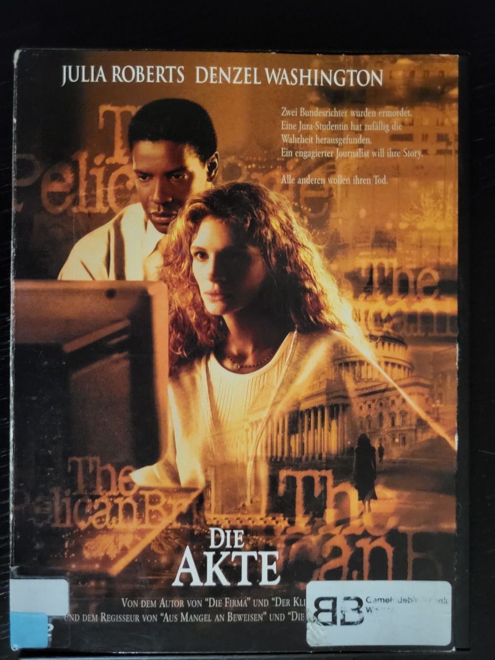 Tutti i DVDs: Die Akte Julia Roberts Denzel Washington gebraucht – Usato da Lausen venduto da EisAmStiel