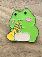 Pin Frosch Trompete