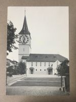 AK s/w Zürich Kirche St.Peter