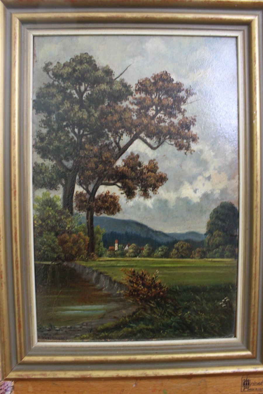 Gemälde: Paysage signé Weichart – Gebraucht aus Fleurier von Akvdt 1