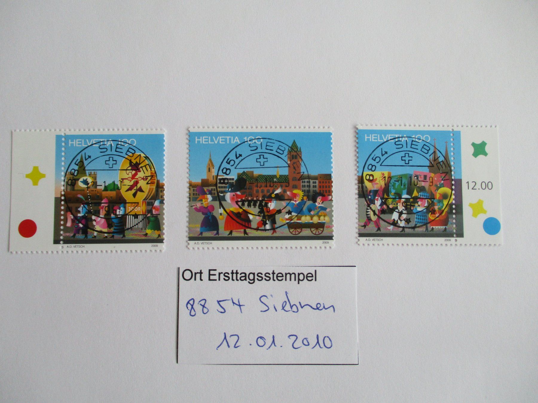 Tous les timbres: Voll Ort Ersttagsstempel 8854 Siebnen – D'occasion à Langnau b. Reiden par Aktuell88