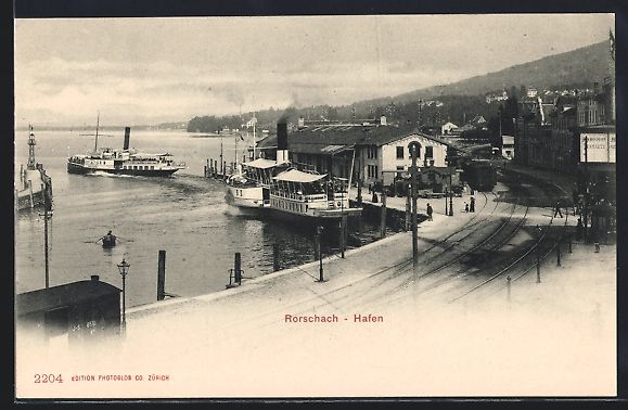 Cartes postales: AK Rorschach, Hafen – D'occasion à Berlin par bartko-reher