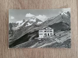 Alte Ansichtskarte Hotel Plattjen 2418m Saas-Fee Bergen