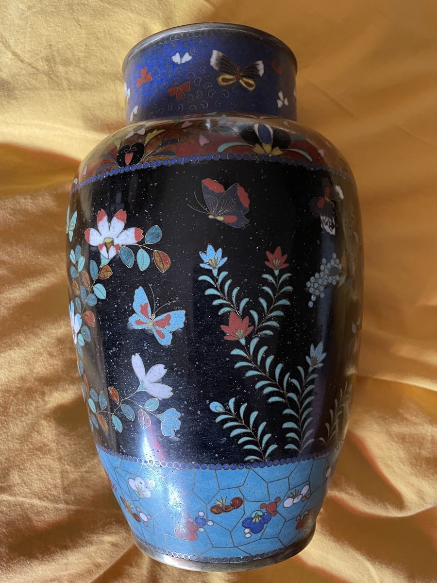 Vasi & Recipienti: Japan 19tes Cloisonne Vase – Usato da Basel venduto da Nataly1966 2
