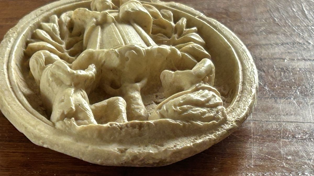 Foto & Immagini: Madonna Andachtsbild aus Gips 19. Jh. – Usato da Riedholz venduto da Frettchen63 7