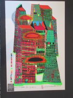 Hundertwasser  "GOOD MORNING CITY" neu - noch nie gerahmt