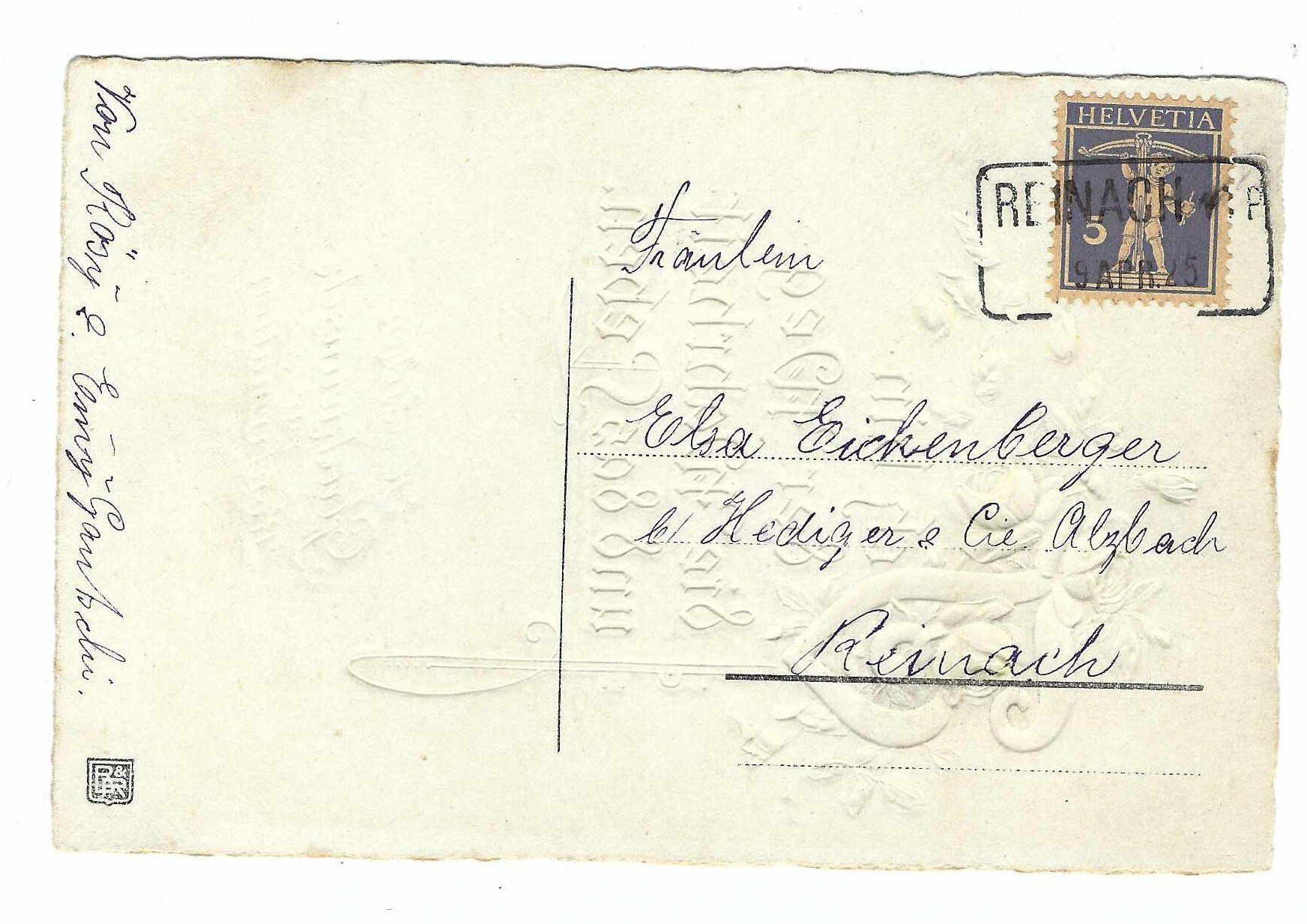 Tutti i francobolli: Bahnhofstempel Reinach SBB 1925 pb – Usato da Aarau venduto da fussball-fussball