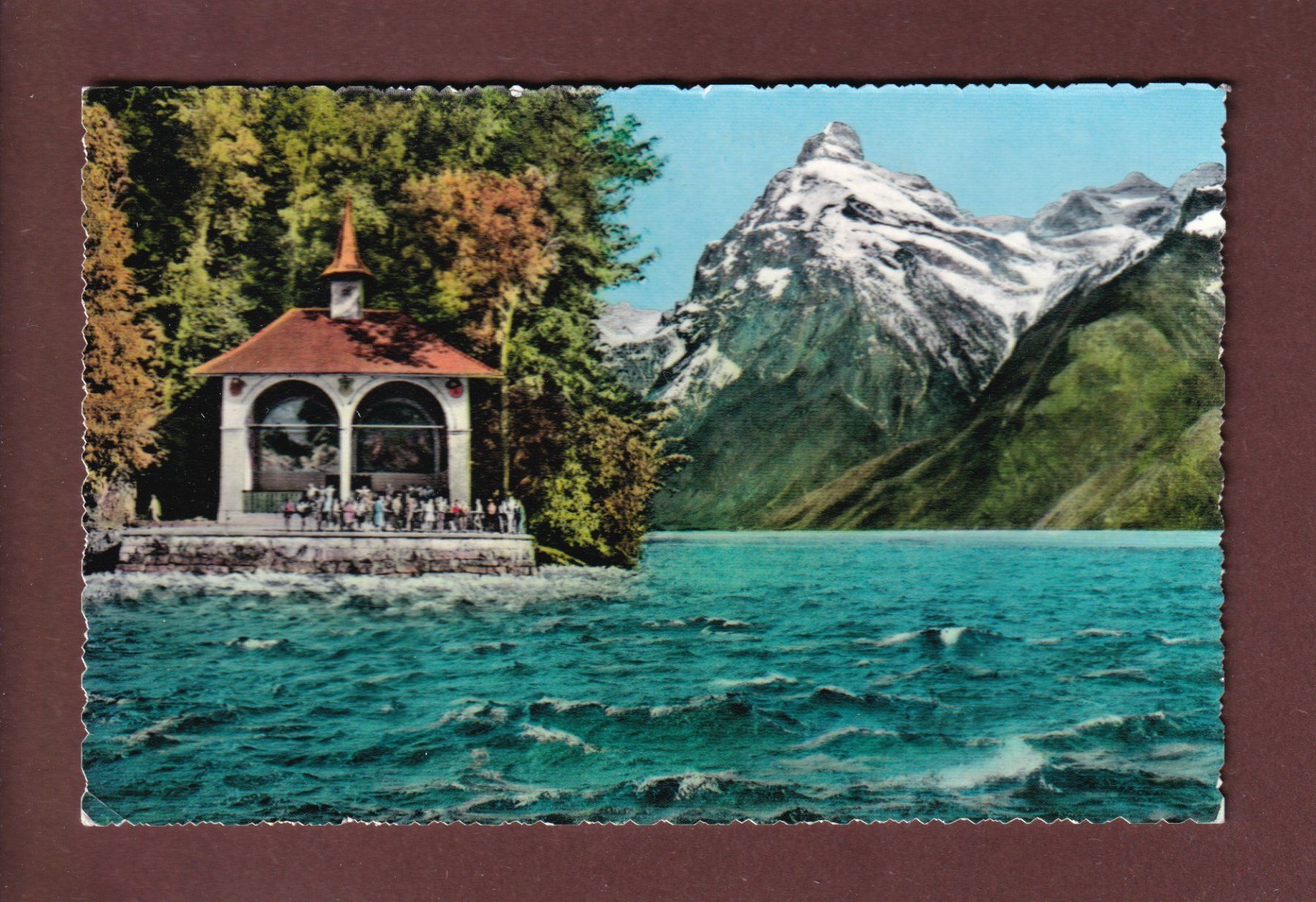 Cartoline postali: TELLSKAPELLE - Leute - 1959 – Usato da Pully venduto da nicecards