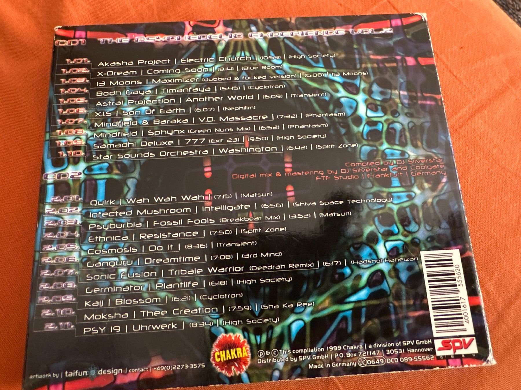 CDs: The Psychedelic Experience Vol.2 🎶🎵📀 – Gebraucht aus Schaffhausen von D-MAC 1