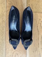 Kennel & Schmenger Pumps, blaues Veloursleder, Gr. 40