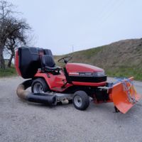 Tracteur Traktor Rasentraktor Honda diesel mit Schneepflug!