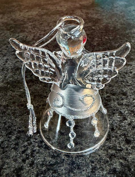 Tutte le decorazioni: Deux anges décoratifs en verre. – Usato da Châtillon JU venduto da laoo 5