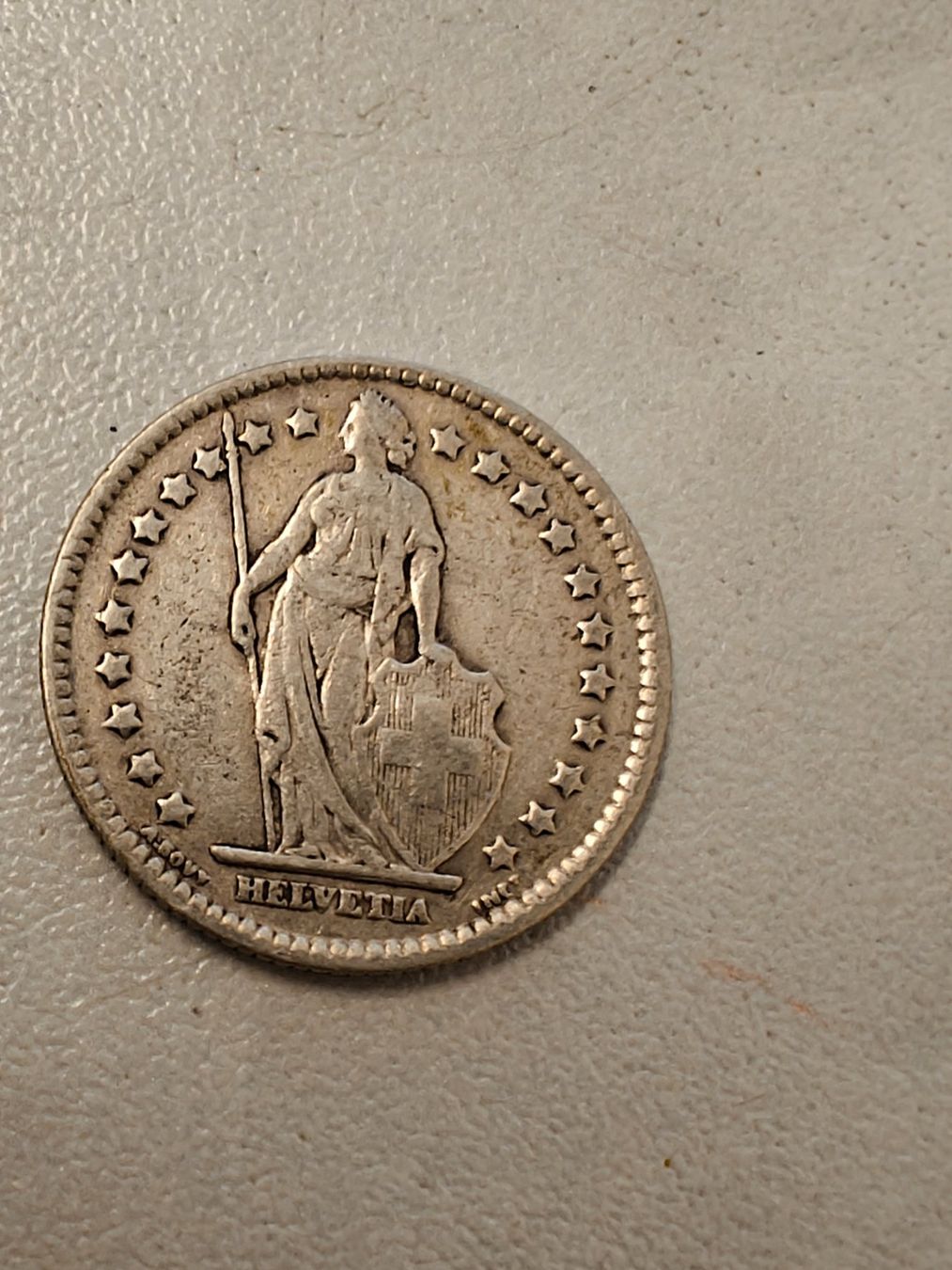 Tutti le monete: Schweizer 1 Franken Silber 1921 – Usato da Bad Zurzach venduto da Agia 1