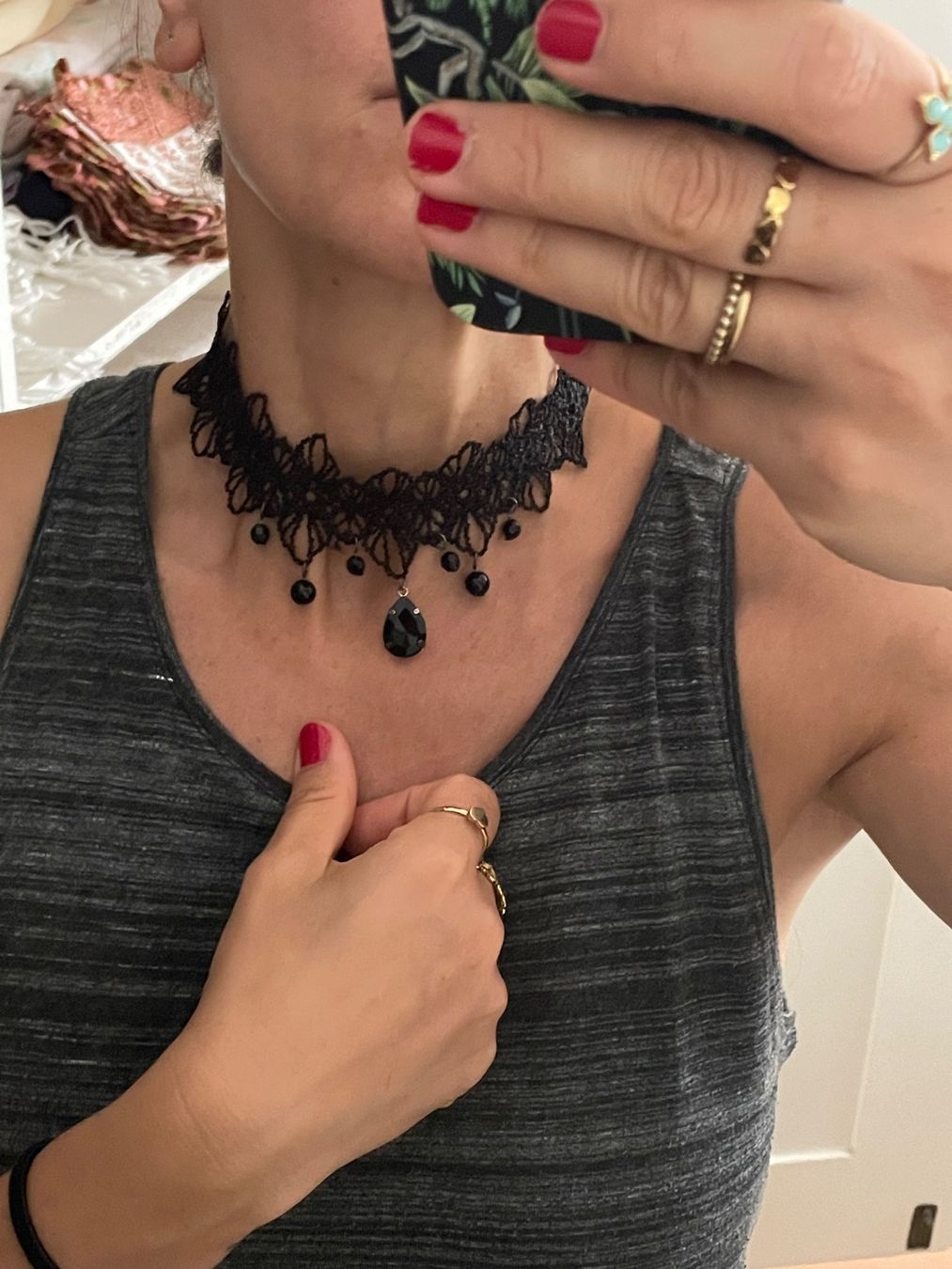 Catenine: Handmade Gothic lace necklace – Nuovo e nell'imballaggio originale da Zürich venduto da Angela_Fashion_Lover 1