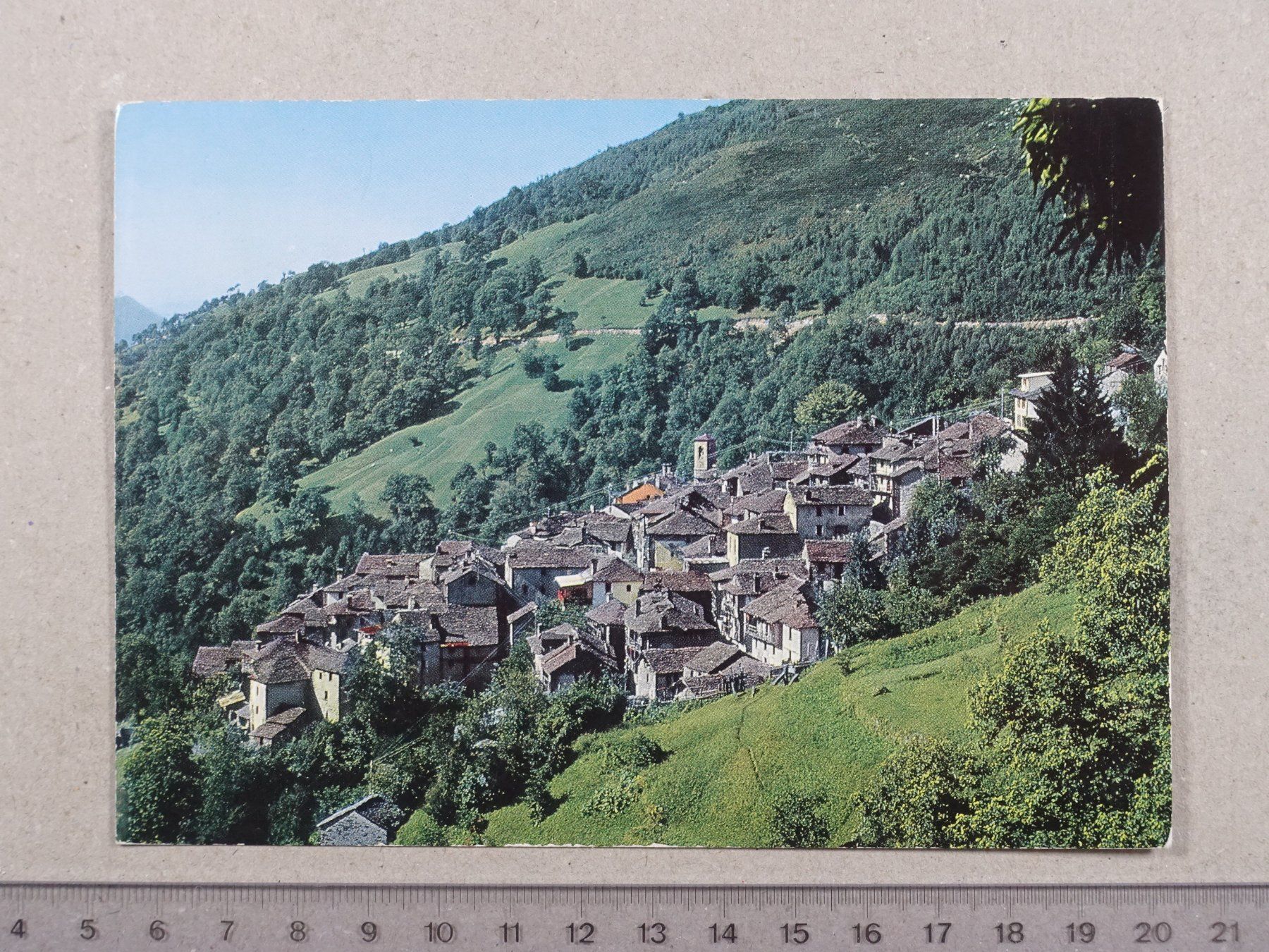 Cartoline postali: Indemini, 1974 – Usato da Lenzburg venduto da fh1