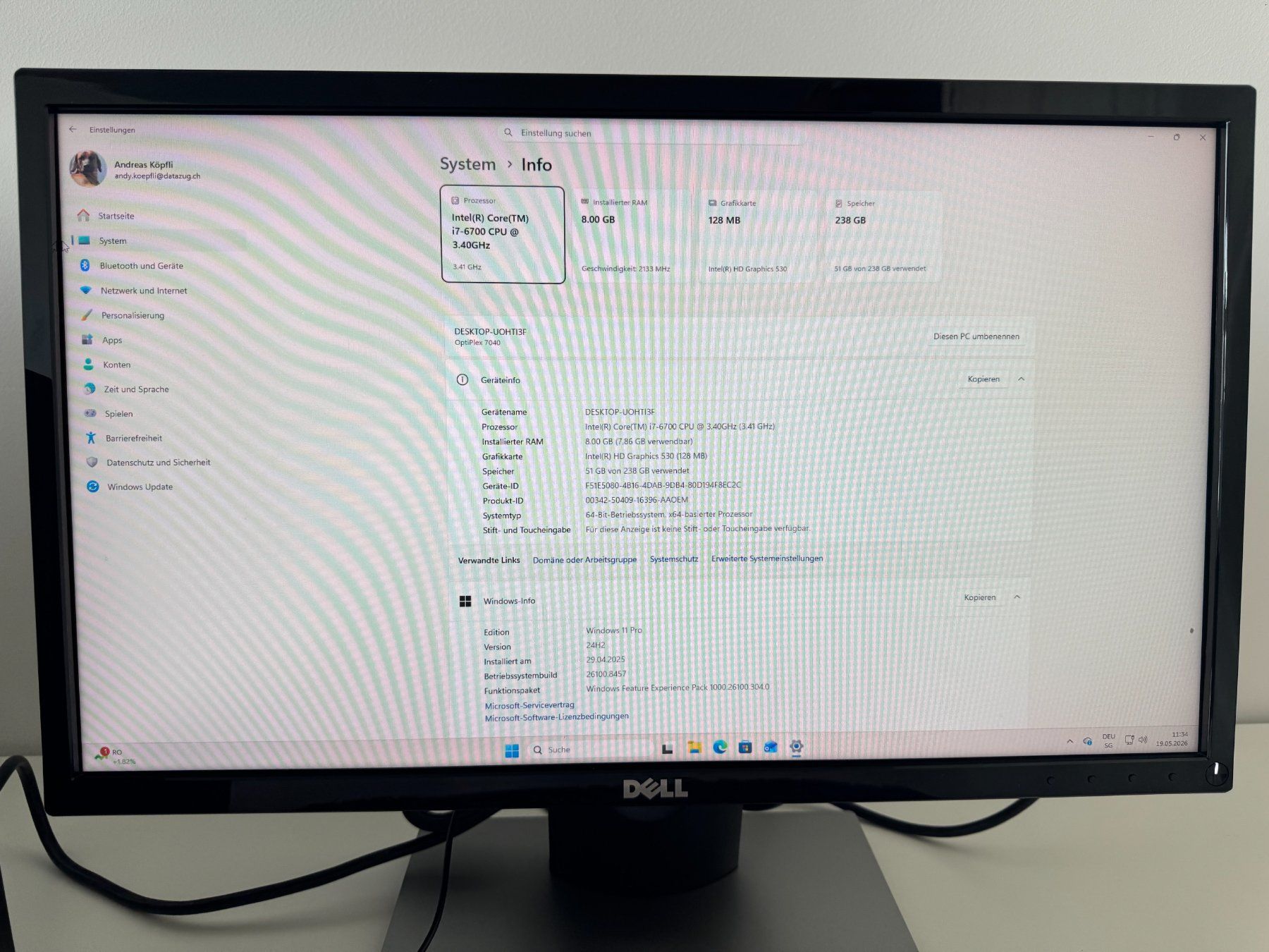 Dell PC: Dell i7-6700 CPU-3.4 GHz - Komplett-System – Usato da Zug venduto da Andykoe 2