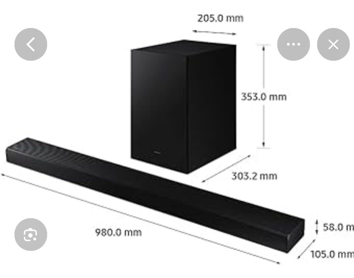 Samsung Heimkino: Soundbar mit wireless Sub, Samsung HW-A650, – Gebraucht aus Eschenbach LU von lacsap06
