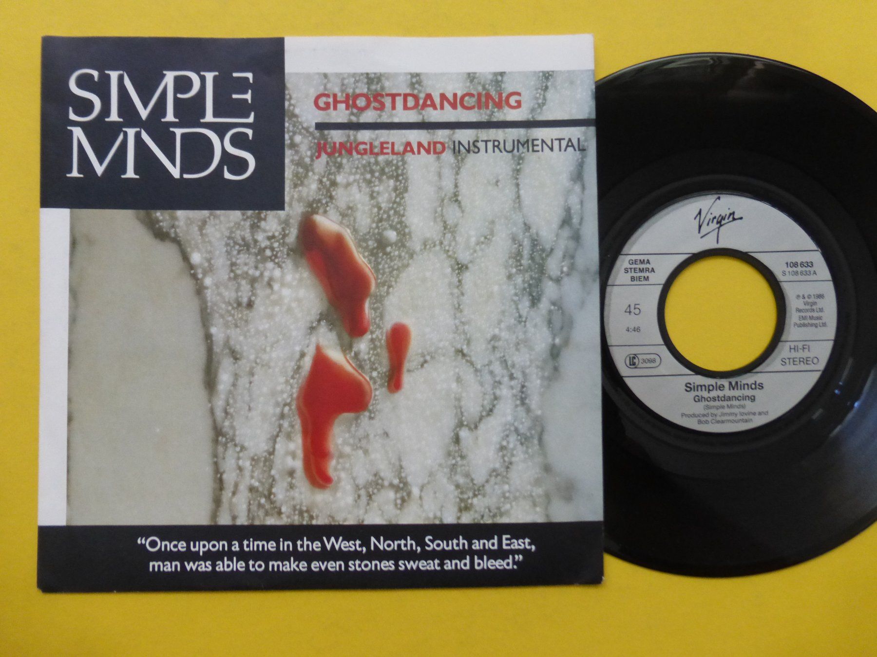 Dischi in vinile: Simple Minds – Ghostdancing – Usato da Zürich venduto da Swiss57