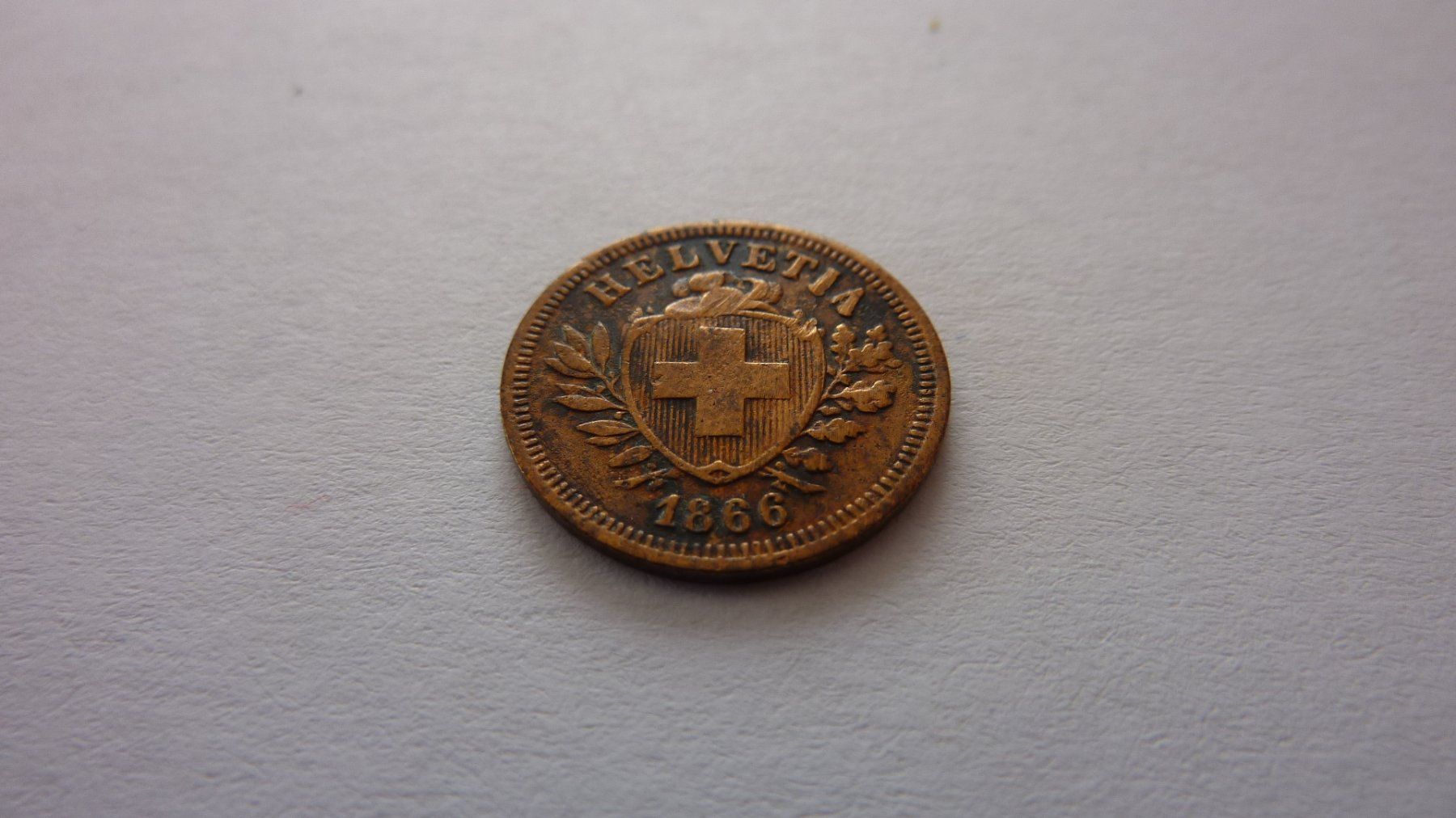 Toutes les monnaies: Uralter Einräppler 1866, schön – D'occasion à Birrwil par Schnaepli 1