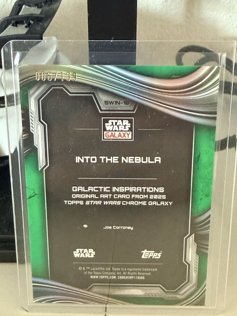 Topps Carte collezionabili: Topps star Wars galaxy 2025 – Nuovo (secondo la descrizione) da Pomy venduto da Asw.luxury 1