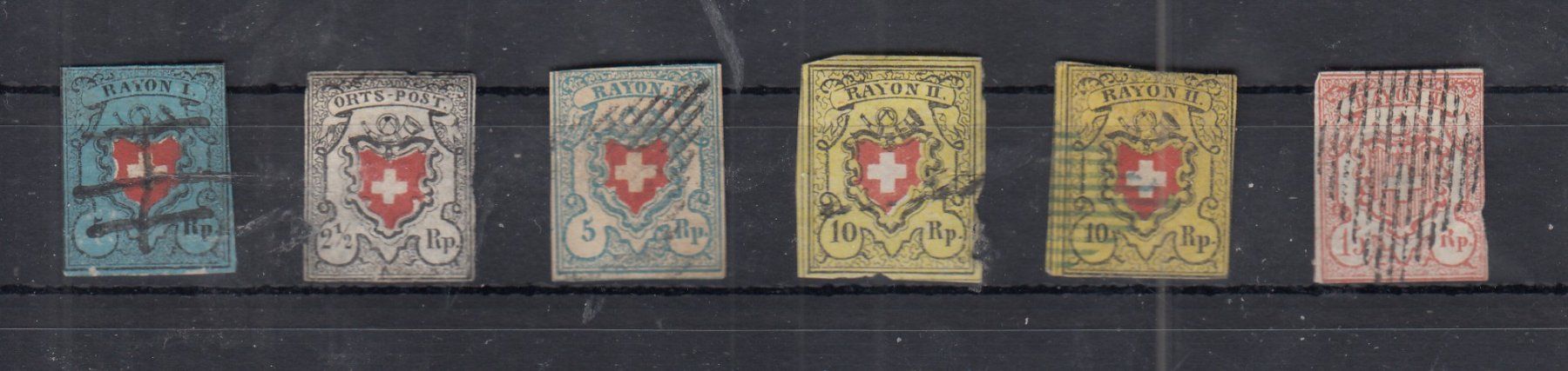 Tutti i francobolli: Lot Rayon Marken – Usato da Büren an der Aare venduto da p.schwab