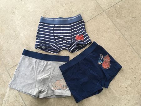 3 Boxershorts Gr. 110-116