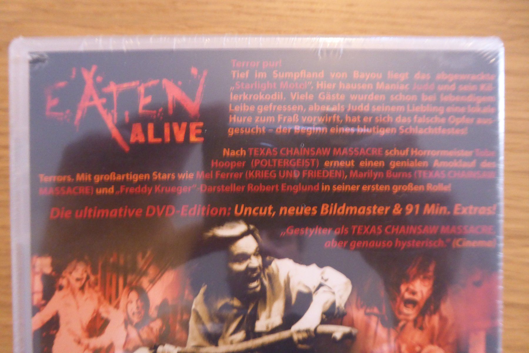 Tutti i DVDs: DVD Eaten Alive Tobe Hooper Uncut – Nuovo e nell'imballaggio originale da Allschwil venduto da Summelsarium 2