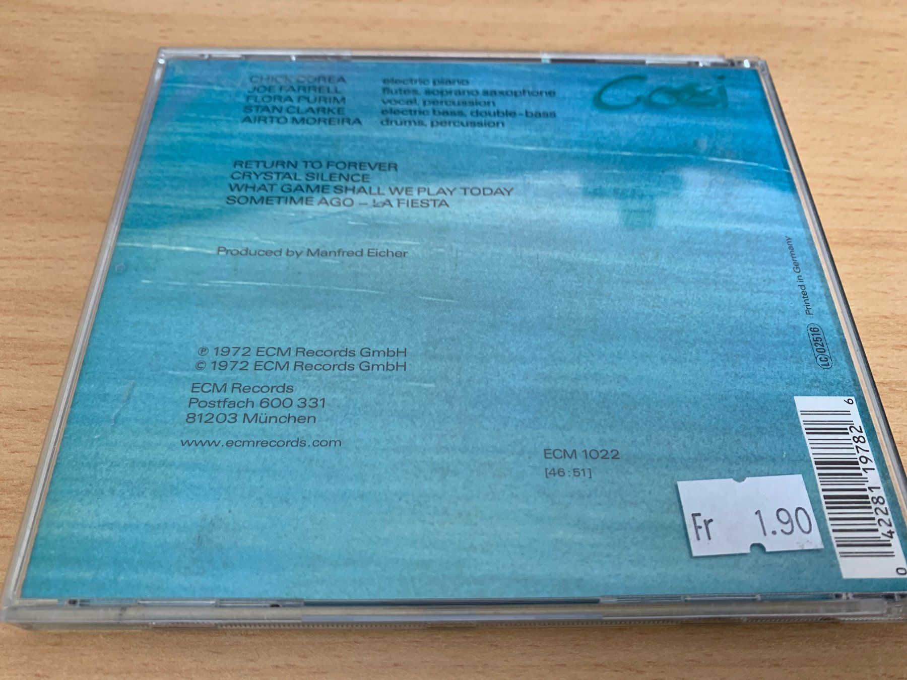 CDs: Chick Corea – Return To Forever – D'occasion à Rikon im Tösstal par Alpenmutz 1
