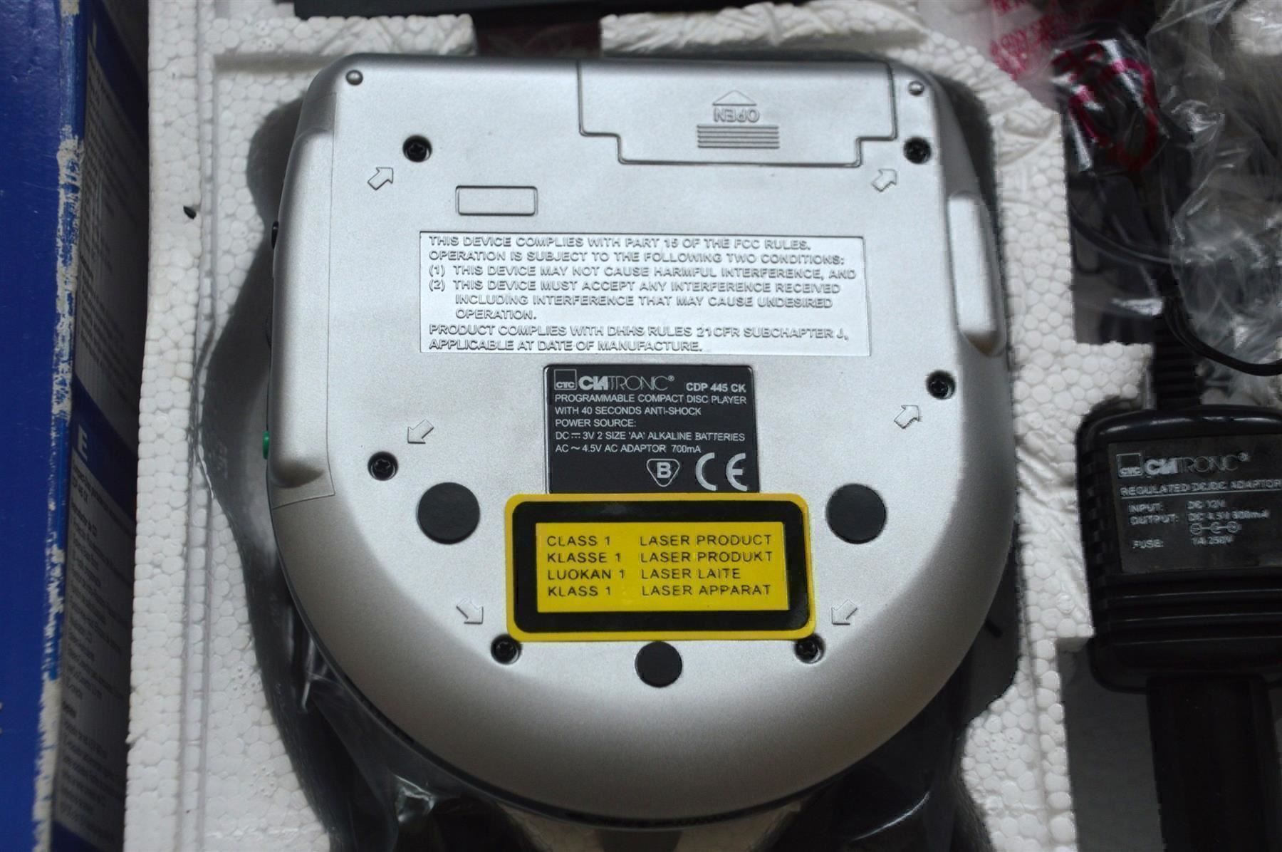 Lettore multimediale portatile: Discman Clatronic CDP  445 CK – Usato da Collonges venduto da arashee 4
