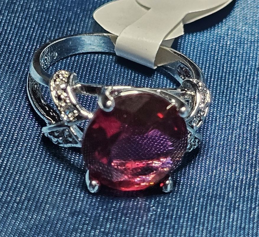 Anelli: Eleganter Ring mit Turmalin, 925 versilbert Gr. 8 – Nuovo (secondo la descrizione) da Grenchen venduto da maretop 2