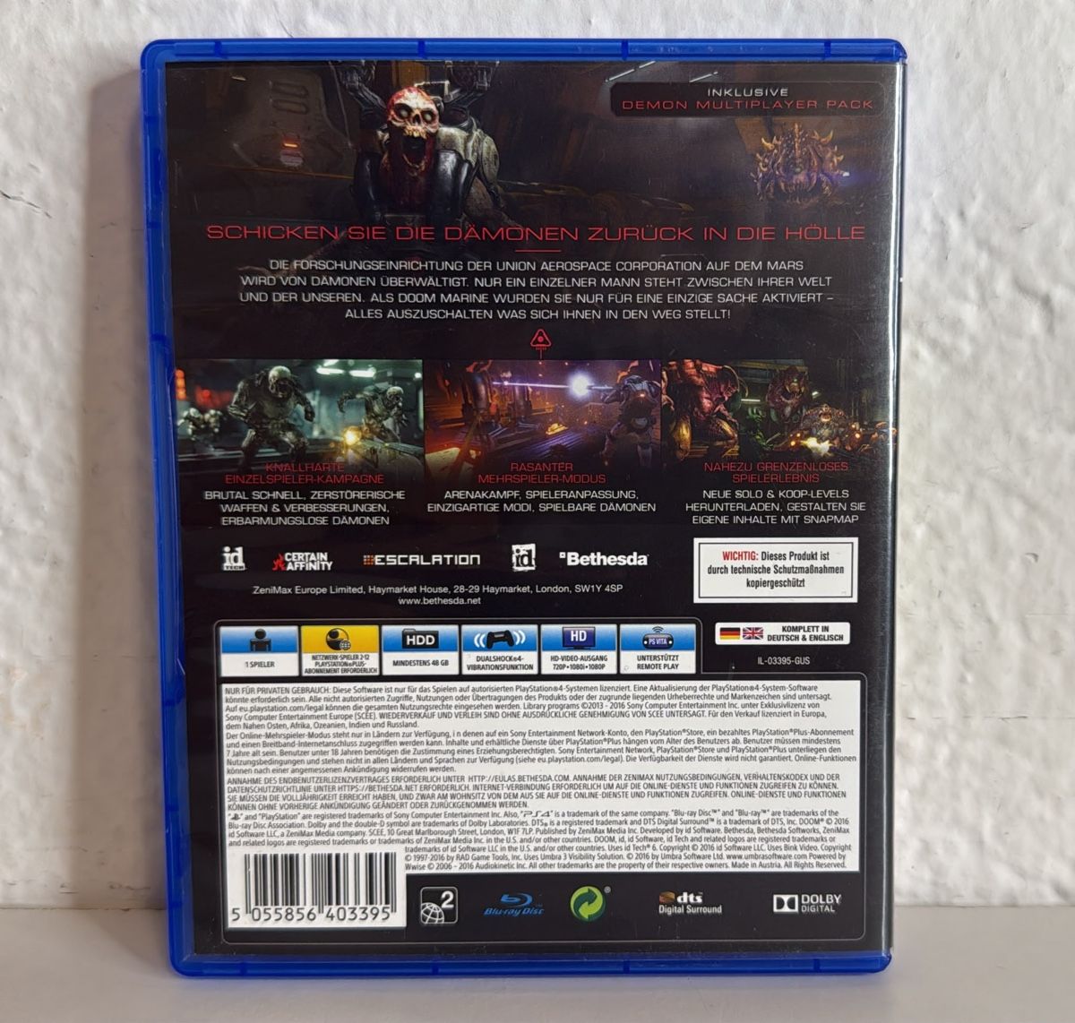 Sony Spiele: DOOM - PS4/PS5 Game – Gebraucht aus Ehrendingen von bubulence 1