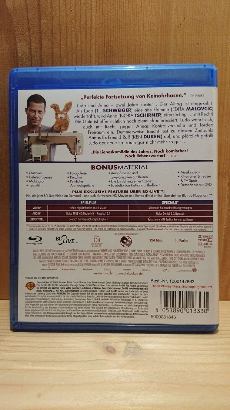 Tutti i DVDs: ZWEI OHR KÜCKEN Blu-Ray – Usato da Wilderswil venduto da Exebub 1
