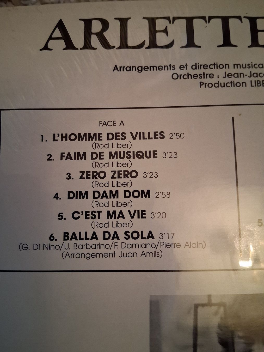 Dischi in vinile: Arlette Zola - Vinyl LP original – Nuovo (secondo la descrizione) da Aigle venduto da Marcagapit 4