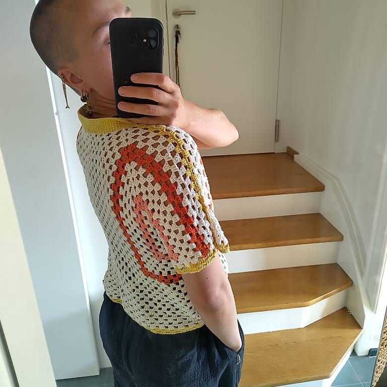 T-shirt: Crochet Shirt #selfmade – Usato da Brugg AG venduto da katha.rina 4