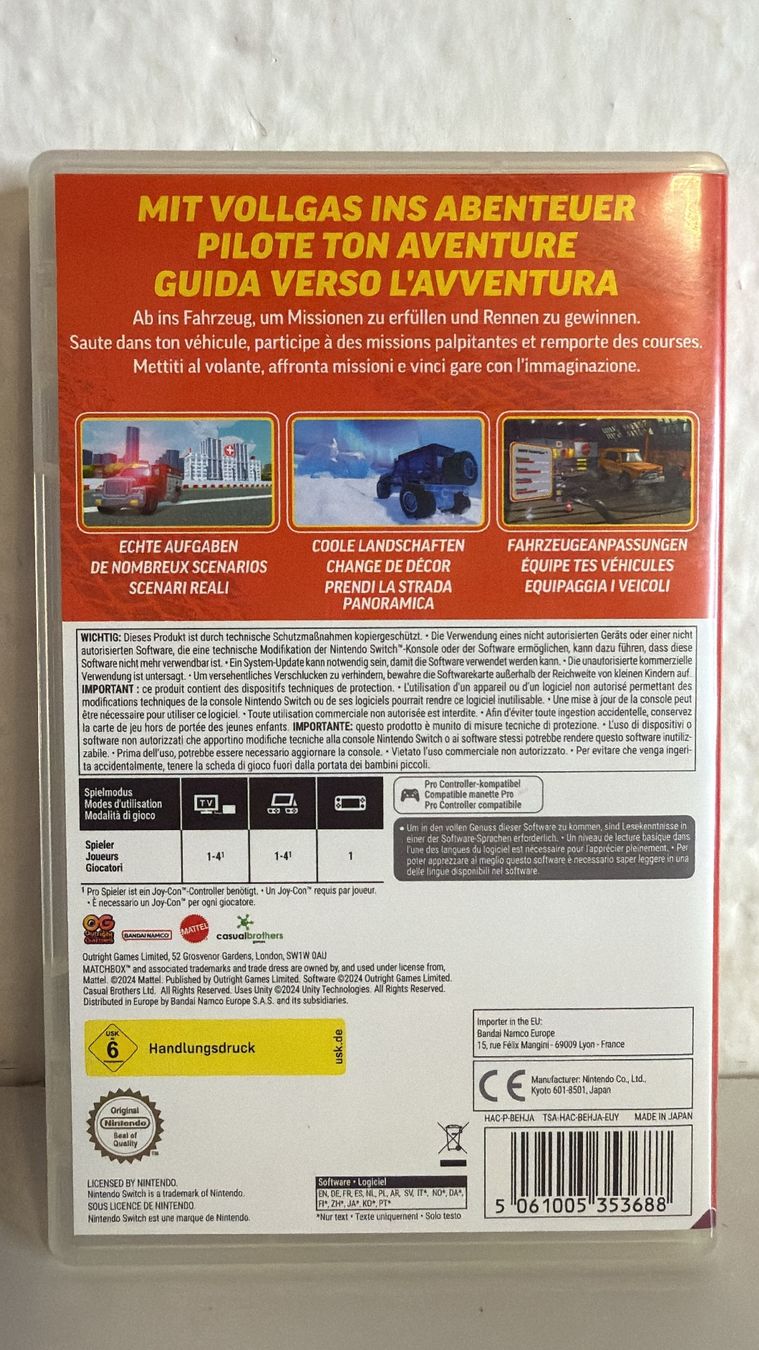Spiele: Spiel Matchbox Driving Adventures Nintendo Switch  – Gebraucht aus Ehrendingen von lax21 1