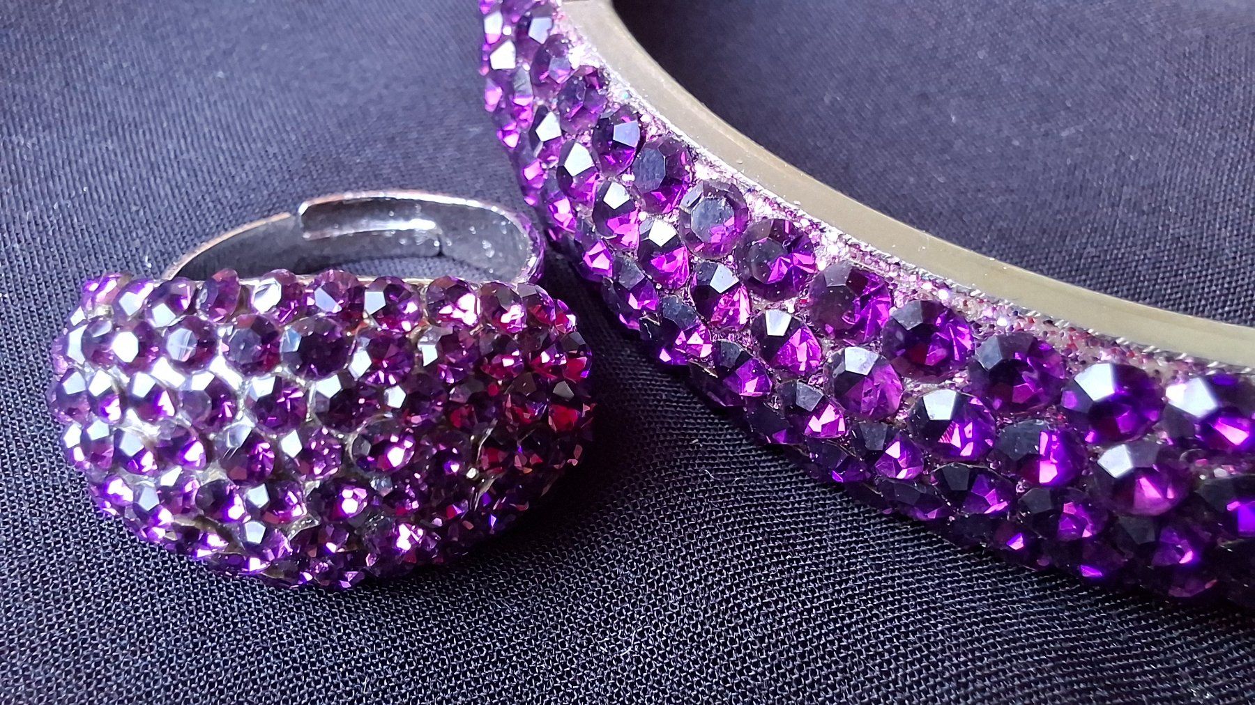 Sonstiger Schmuck: Armreif und Fingerring violet – Neu (gemäss Beschreibung) aus Niederweningen von dan_s2nx