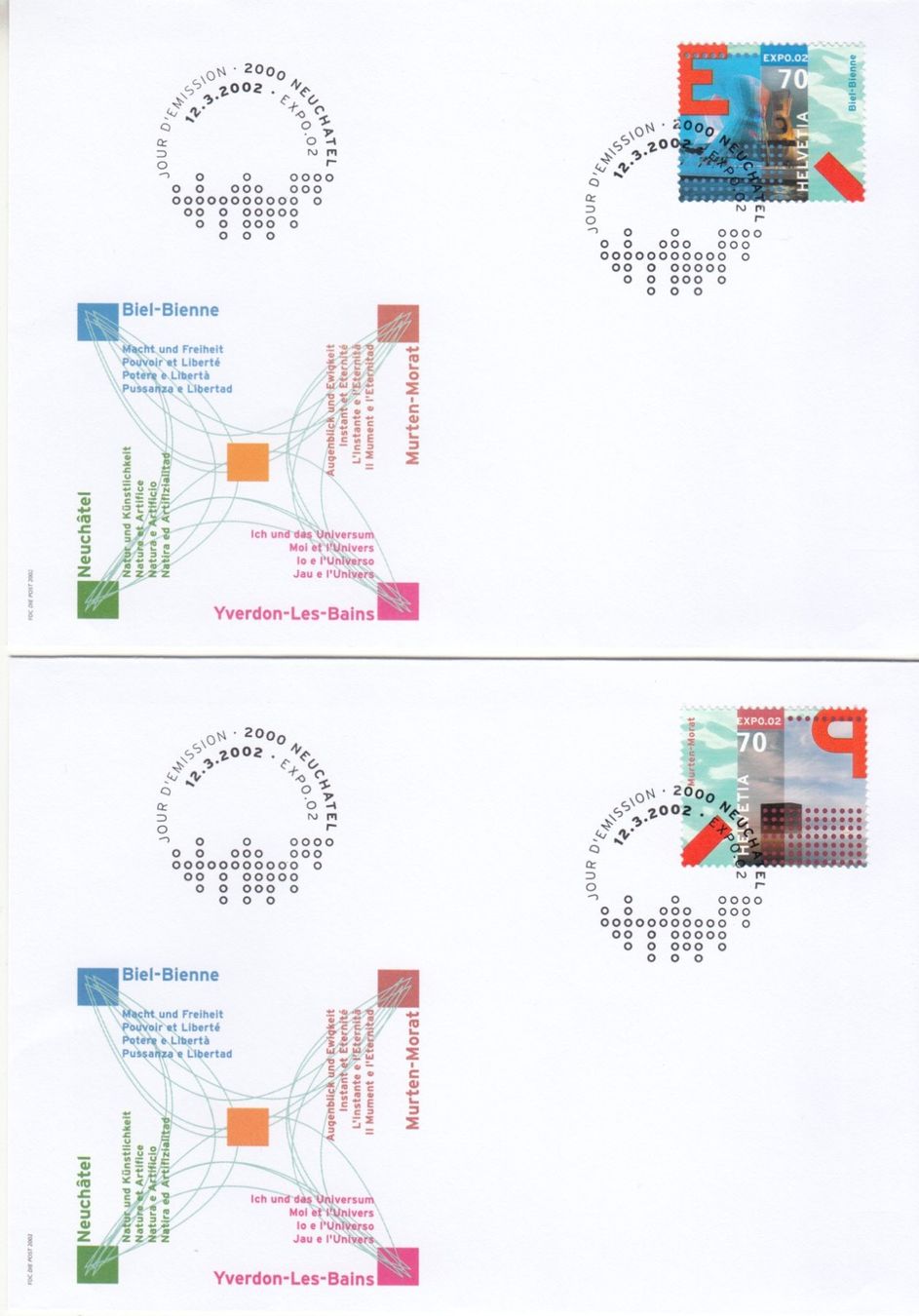 Tutti i francobolli: SBK 1041 - 1044 FDC einzeln – Usato da Bürglen TG venduto da StampGraf 1