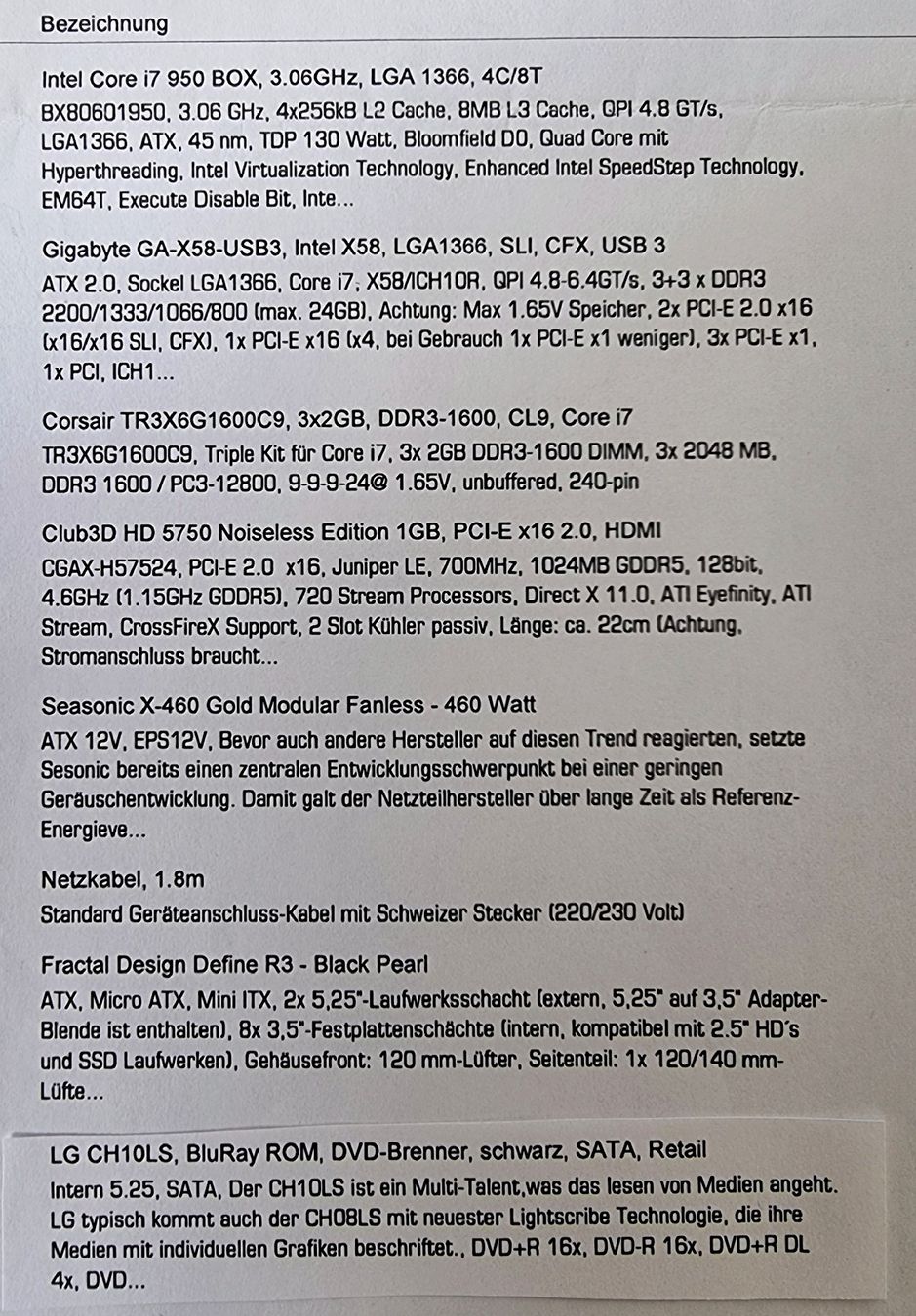 PC: Stand PC – Usato da Wolfertswil venduto da Jtouareg 7