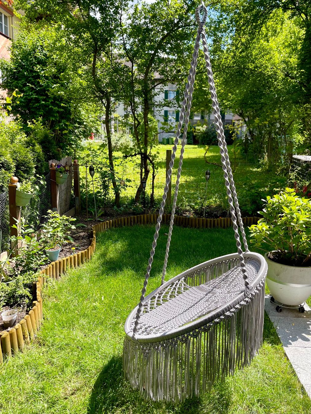 Poltrone pensili da giardino: Hängesessel für Ihre Wohnung, Terrasse, Balkon oder Garten – Nuovo e nell'imballaggio originale da Adliswil venduto da Ajoure_Atelier 5
