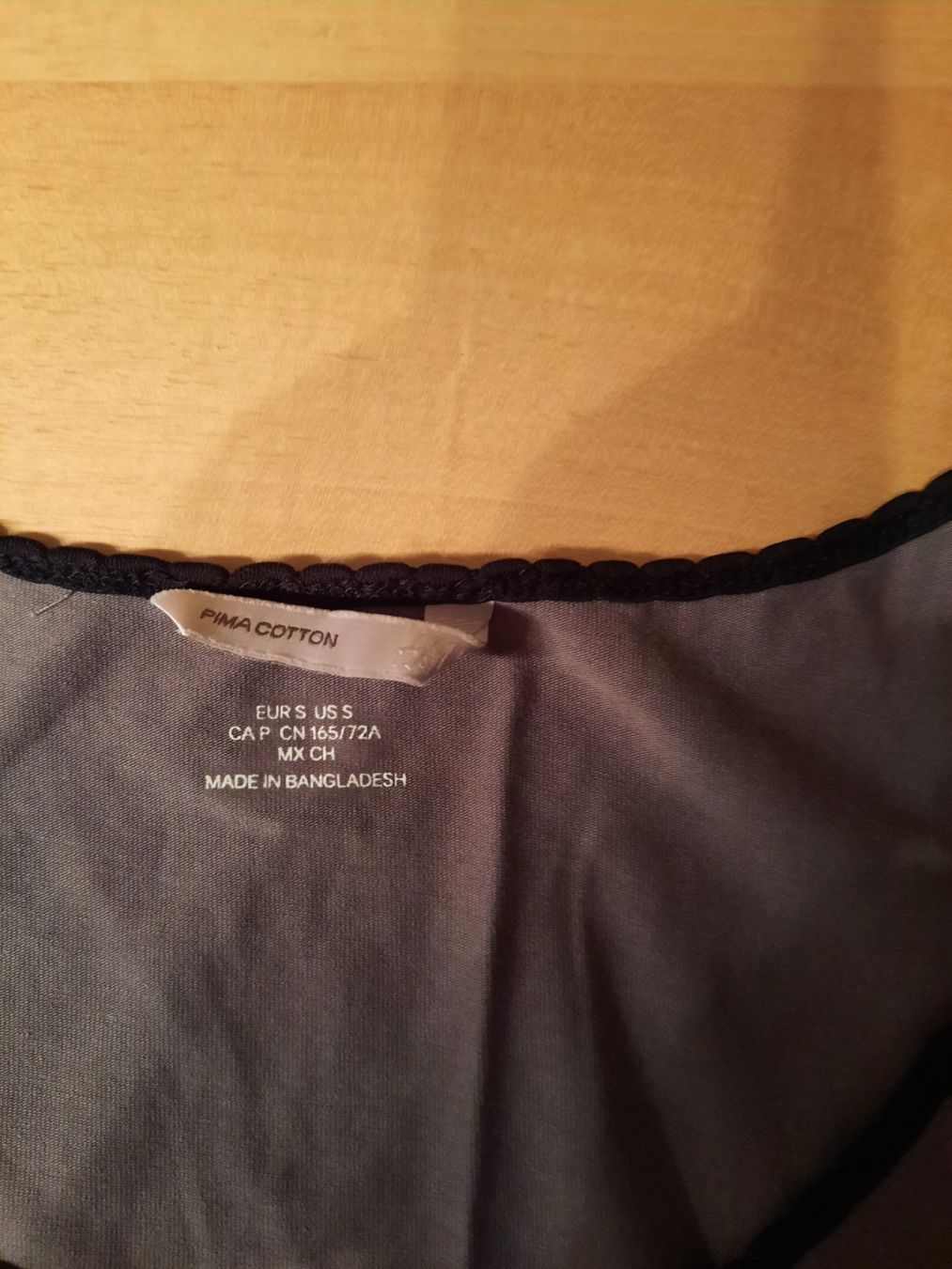 H&M Top: Graues Achselshirt/Top, H&M, Gr. S – Usato da Ibach venduto da urs_sl5h 2