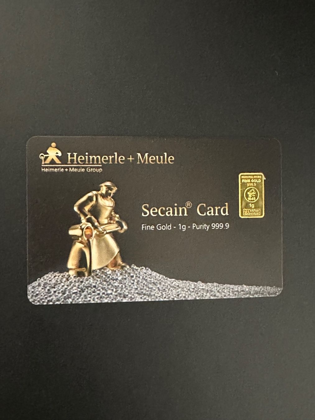 Metalli preziosi: Goldbarren 1g Heimmerle + Meule – Nuovo e nell'imballaggio originale da Untersiggenthal venduto da byiggy