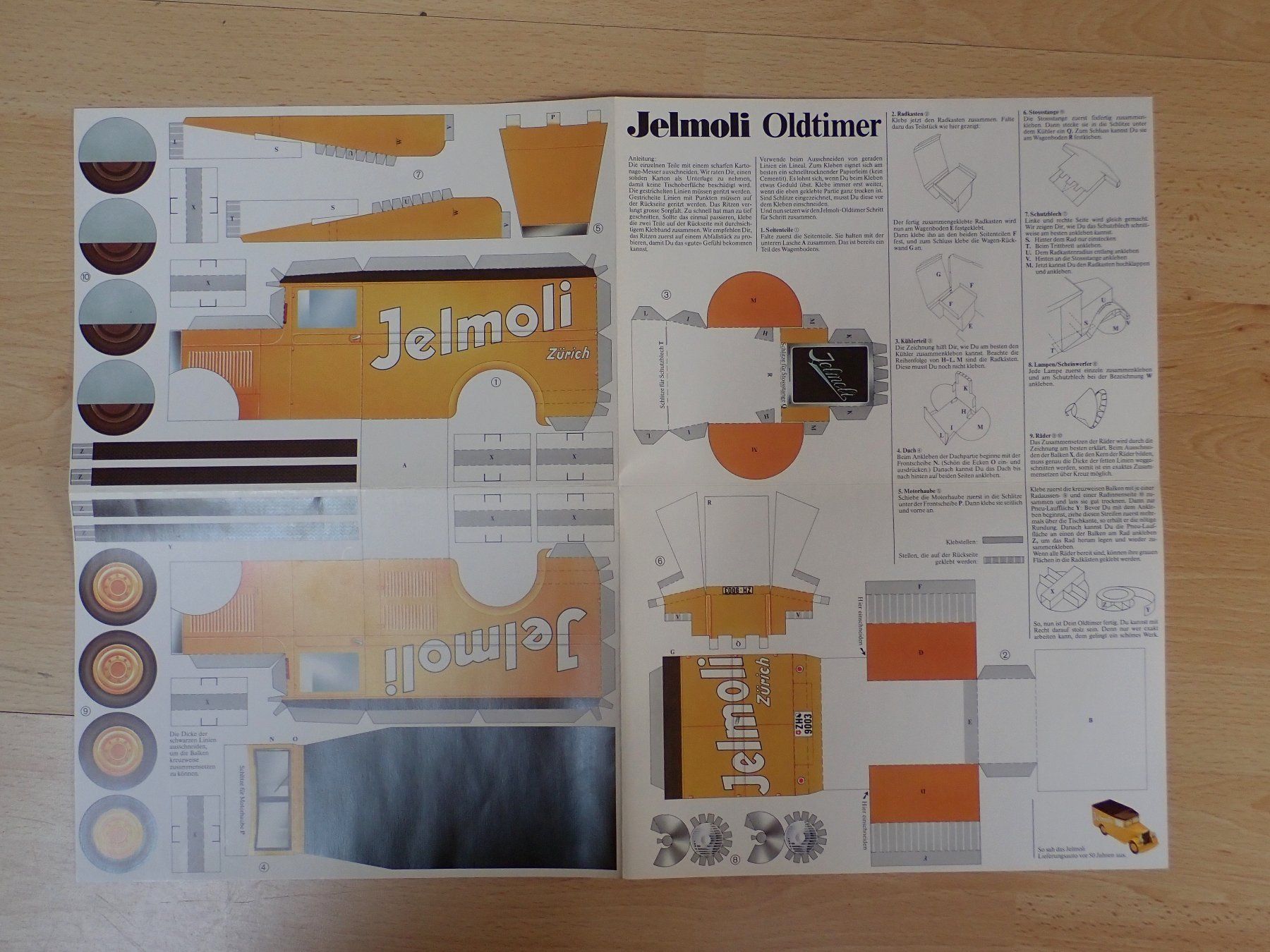 Kits de loisir créatif: Jelmoli Oldtimer - Bastelbogen – Neuf (Voir description) à Winterthur par 602ccm