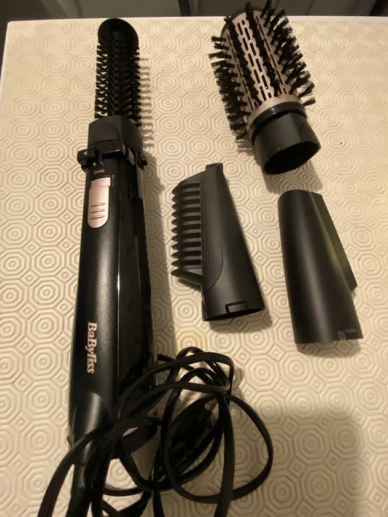 Gebogene Föhnbürste Für Kurzes Haar – Belüftete Nasshaarbürste Aus Kunststoff Für Männer & Frauen, 23,5 Cm