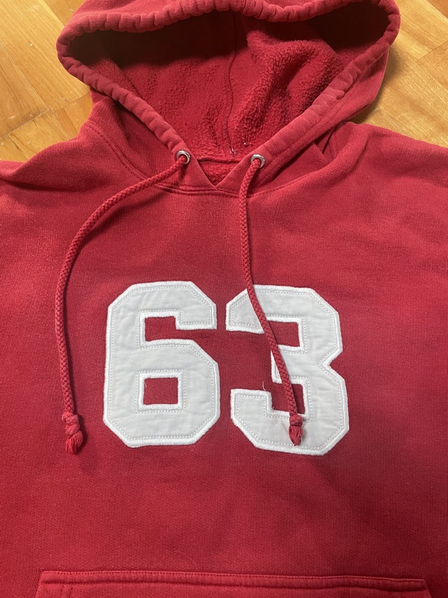Maglioni & Felpe: Red graphic hoodie – Nuovo (secondo la descrizione) da Kriens venduto da KathiC 1