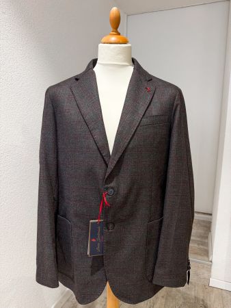 Linea Sartoriale Milano Sakko – Anthrazit Braun – Neu 52