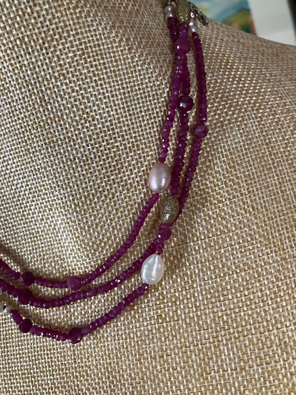 Colliers: Collier di rubini – D'occasion à Rancate par FiorAngela011 6