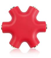 Eurorack Passive Multiple/ 5 Way Splitter 3.5mm Klinke [red]